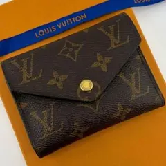 ルイヴィトン ポルトフォイユ ヴィクトリーヌ モノグラム 三つ折り財布 ブラウンのサムネイル