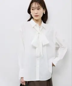 MUJI Labo 洗いざらし鹿の子ドロップショルダーポロシャツ 白 L-XL