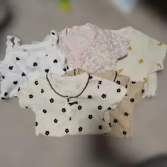 花柄シャツ肌着　5点セット