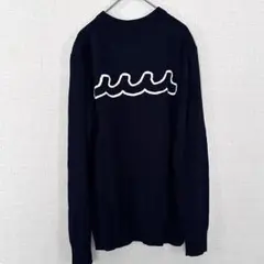 ほぼ未使用✨現行muta MARINE GOLFバイカラーセーター ホワイト薄手