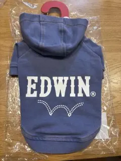 EDWIN フード付き犬服 Sサイズ ブルーのサムネイル