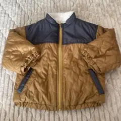 キッズコート100 キルティング　裏ボア　美品