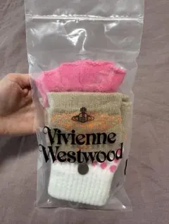 新品タグ付 Vivienne Westwood 2WAYニット毛糸手袋 グローブ