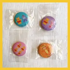 ディズニー くまのプーさん SEGA 缶バッジ 4点セット