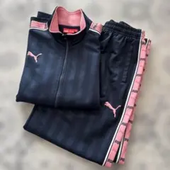 PUMA ネイビー ピンク ジャージセット　Mサイズ