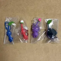 【新品】ピクミン マスコット＆フルーツグミ2 青 赤 紫 岩 セット