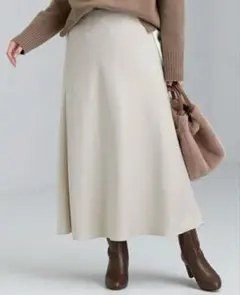 サテン ナロー フレアスカート green label relaxing