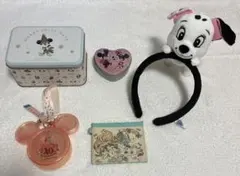 ディズニー　お菓子缶　カチューシャ　スーベニアケース　パスケース