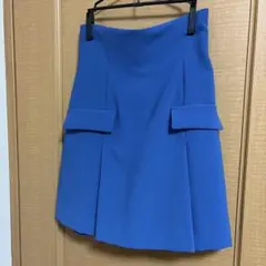 【美品】JILL by JILLSTUART フラップタックミニスカパン ブルーのサムネイル