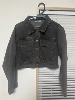 デニムジャケット　グレー