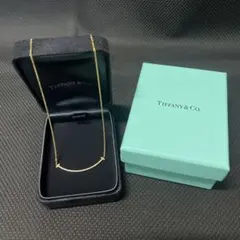 Tiffany & Co. ティファニー　Tスマイルネックレス　スモール　k18