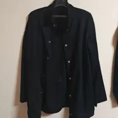 ブラック ノーカラージャケット Mサイズ