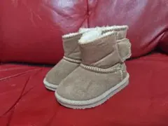 【キッズ/ベビー/子供用/冬用靴】ムートンブーツ　13.0cm