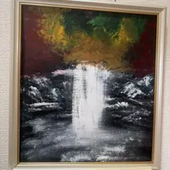 リー・マイケル「パッション」額装●油彩画 サイン 抽象画作品 モダンでお洒落● リー・マイケル「パッション」額装○油彩画 サイン 抽象画作品 モダン