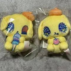 D ポムポムプリン×せきやゆりえ マスコット 2種セット サンリオ
