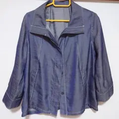 HIROKO BIS 光沢 7分袖 ジャケットのサムネイル