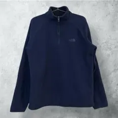THE NORTH FACE ネイビー フリース プルオーバー ハーフジップ