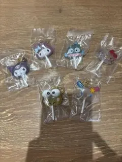 【最安値】サンリオキャラクターズカラフルキャンディチャーム 全6種 コンプセット