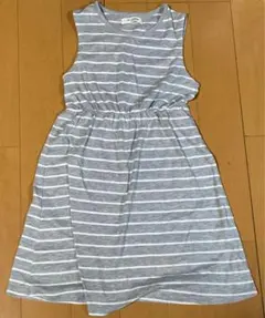 ノースリーブ ストライプ ワンピース SS (140) no32