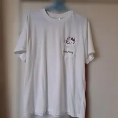 新品　Hello Kitty ポケット付き 半袖Tシャツ ホワイトのサムネイル