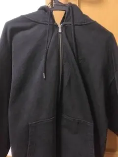 CLEL ヘビーウェイト ロゴ刺繍フルジップパーカー Mサイズ