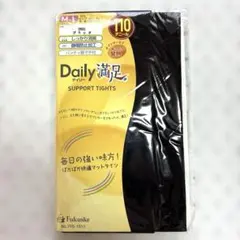 【新品】未使用110デニール タイツ M-L福助 Daily満足 ブラック