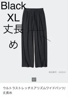 ウルトラストレッチエアリズムワイドパンツ XL 丈長め