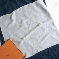 極美品 エルメス HERMES クッション チェック柄 メリノウール カシミヤ