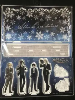 進撃の巨人×ドンキコラボ 描き下ろしアクリルジオラマ winter ver.