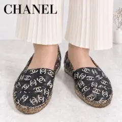 大特価】CHANELココマーク エスパドリーユ サンダル - メルカリ