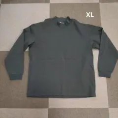 ユニクロユー モックネックプルオーバー XL カーキのサムネイル