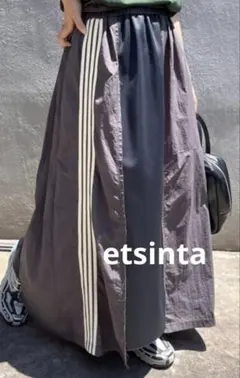 etsinta エシンタ ジャージ　スカート　ロングスカート チャオパニック