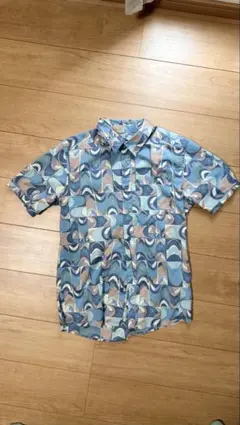 Patagonia オーガニックコットン 半袖シャツ 総柄 Sのサムネイル