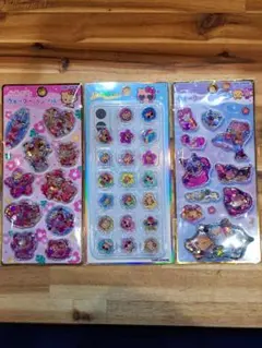 ウォーターインシール　おはじきシール　3パックセット