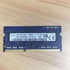 SK hynix 4GB PC3L-12800S ノートPC用メモリ - メルカリ