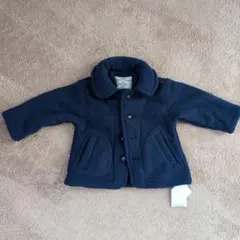 F.O.INTERNATIONAL ネイビー フリースコート 90cm 新品