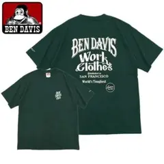 ベンデイビス Tシャツ クラシック ロゴ ダークグリーン サイズL