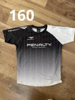 Penalty サッカーシャツブラック/ホワイト　160
