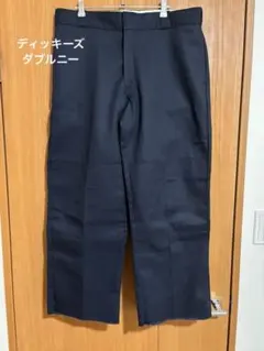 ディッキーズ　ダブルニーワークパンツ　W36×L30　ネイビー
