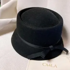 カシラ フェルトハット カサブランカ 黒