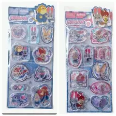 ズートピア ウォーターシール 2枚　水シール ZOOTOPIA