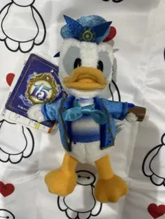 ディズニーシー15周年 ドナルド ぬいぐるみバッジ