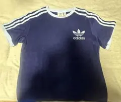 adidas アディダス テリー スリーストライプス 半袖Tシャツ