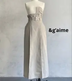 &g’aime ベルテッドアシメハイウエストスカートのサムネイル