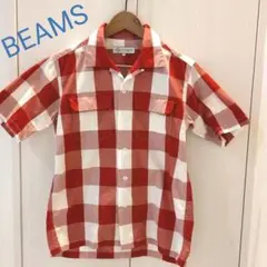 BEAMS   チェックシャツ