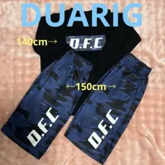 DUARIG デュアリグ　長袖プルオーバー＆ハーフパンツ2枚セットのサムネイル