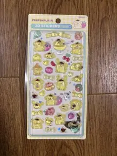 ポムポムプリン 3D STICKERS シール