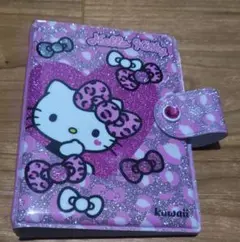 正規品　豹柄　ハローキティ　シール帳