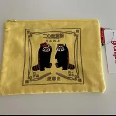 ◇匿名配送◇イカク　にわかせんぺいコラボ　フラットポーチ　グラニフ福岡天神限定