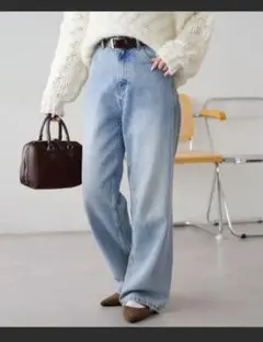 ディスコート　USコットンストレートデニムМサイズ